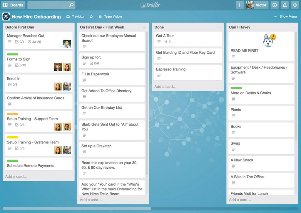 Trello - the app for an organised digital nomad